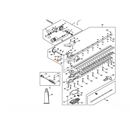 STIHL  Segment ryglujący 4243 708 6201